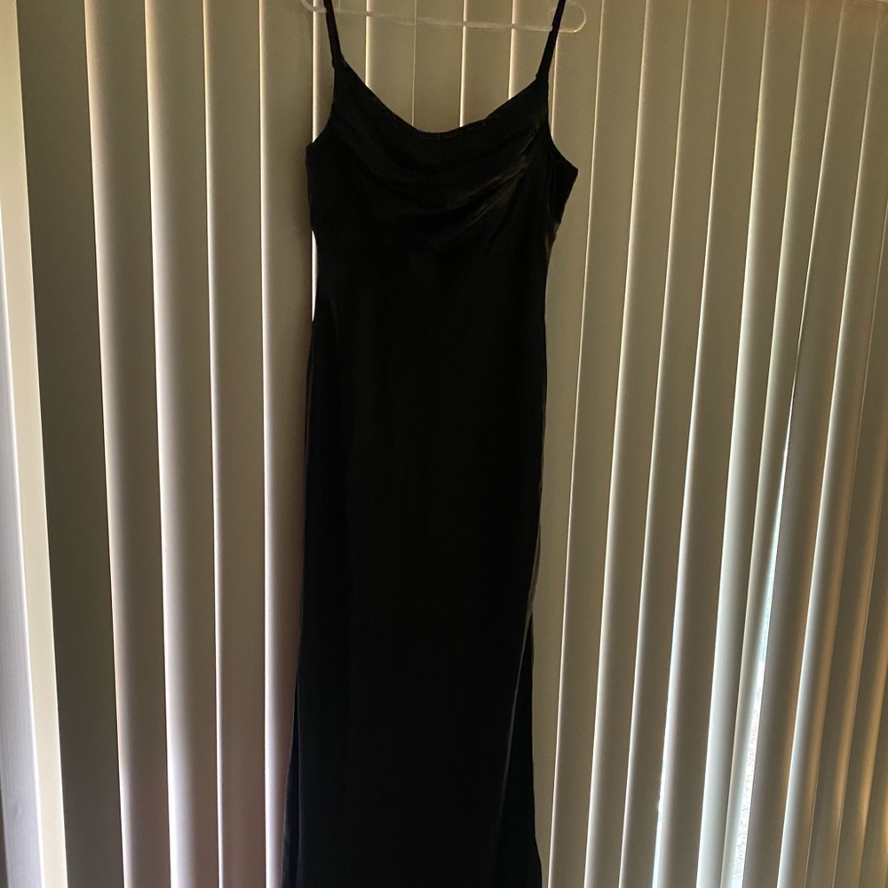 Revelry Silk Bridesmaid dress in Black! Never been worn with tags!